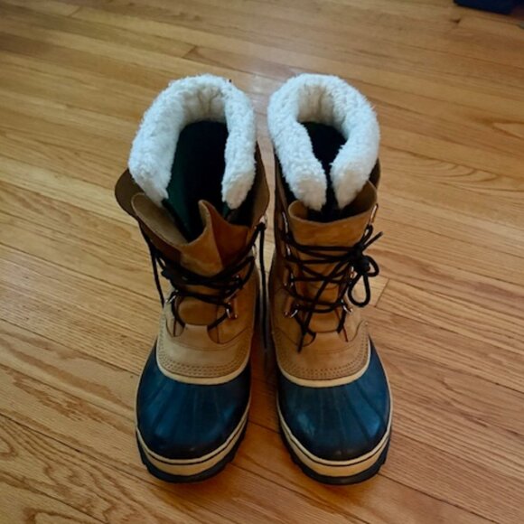 SOREL Caribou winter duck boots, 8 - Picture 1 of 3